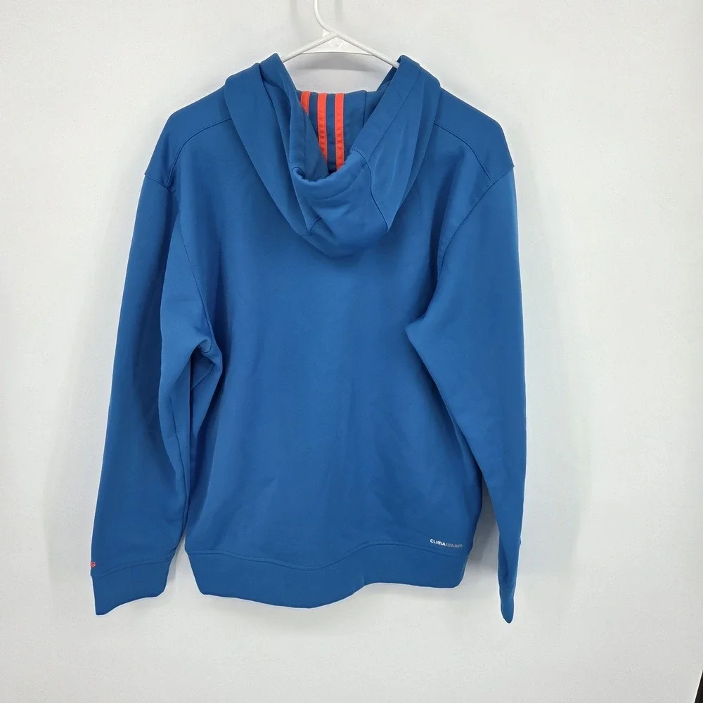 Adidas ClimaWarm Hoodie Men's M  Polyester Hooded Pullover Sweatshirt